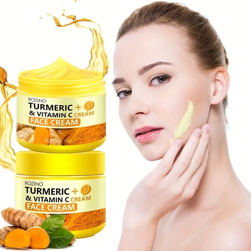 Turmeric Face Cream — Instant Firming, Brightening & Hydrating Moisturiser (50g)