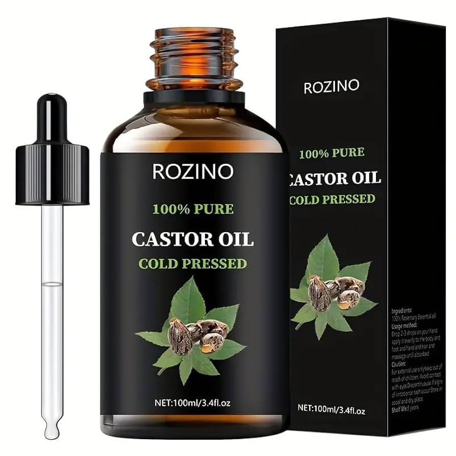 ROZINO Unrefined Castor Oil – Cold Pressed Natural Care