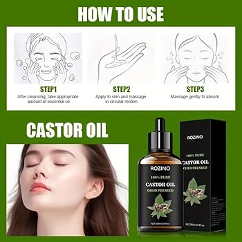 ROZINO Unrefined Castor Oil – Cold Pressed Natural Care