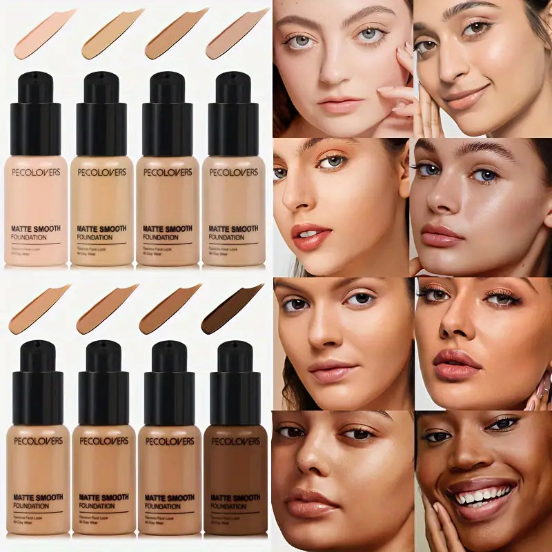Full Coverage Concealer Foundation – Natural Matte Finish