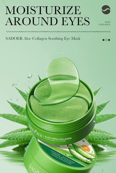 Aloe Collagen Eye Mask — Hydrating & Revitalizing Under-Eye Treatment