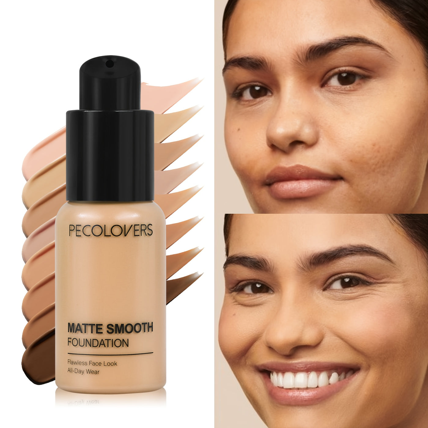 Full Coverage Concealer Foundation – Natural Matte Finish